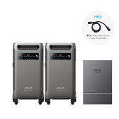 2× Anker SOLIX F3800 | 12000W, 7.68kWh + Smart Home Power Kit