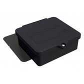 JayBox, Roof-Mounted (Comp/Ashphalt Shingle), Now Standard with 6-7/8" DIN rail and Ground Bar Kit (4 Terminal)