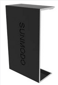 SunModo A20440-BK1 Black End Cap