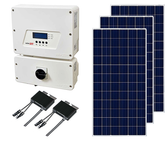 Poly Ground Mount Solar Kit with String Inverter